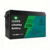 12V 100Ah LiFePO4 battery, lead acid replacement lithium iron phosphate battery