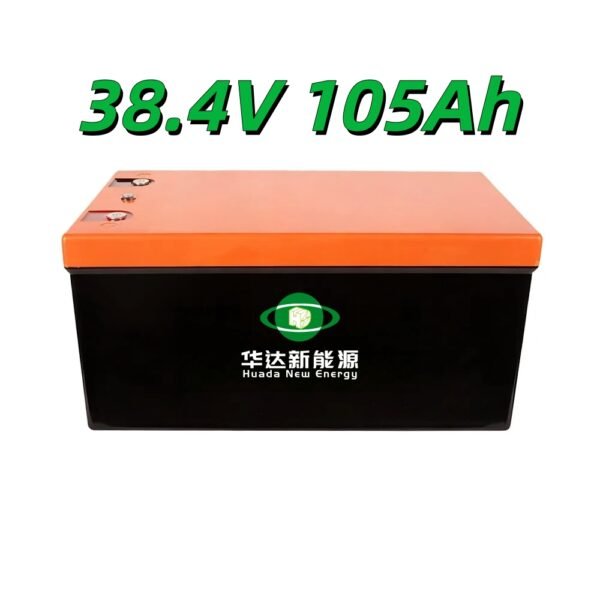 Huada 38.4V 105Ah LiFePO4 Golf Cart Battery, lithium iron phosphate battery for golf carts and sightseeing vehicles