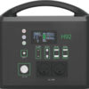 H92 1000W portable power station with LCD display and carry handle