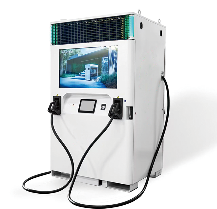 Liquid-cooled solar storage charging integrated station, all-in-one EV charger with energy storage system