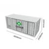 Huada 250kW/500kWh skonteneryzowany system magazynowania energii BESS dla przemysłu