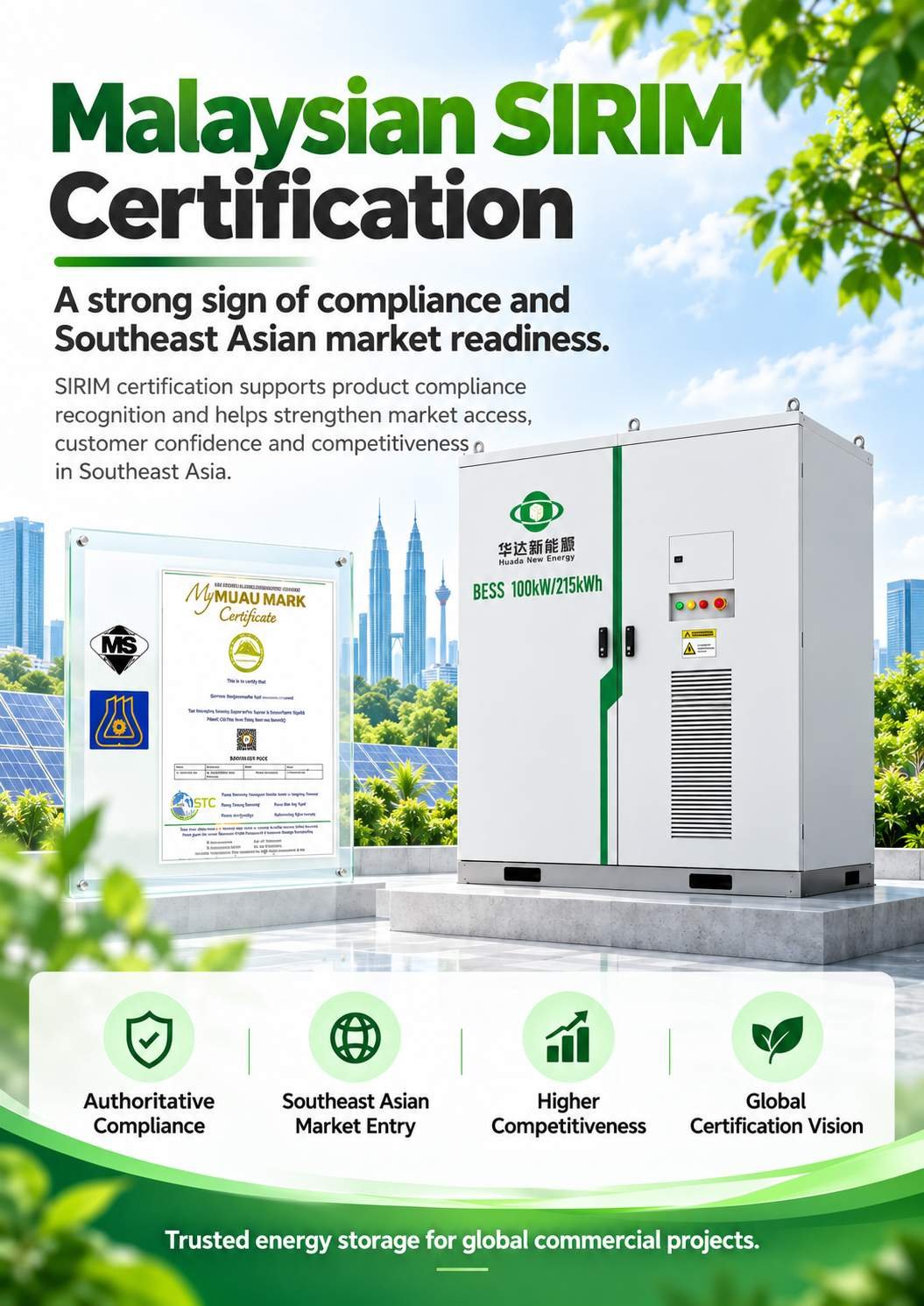 H098 certificates - IEC and Malaysian SIRIM (MyHIJAU Mark)